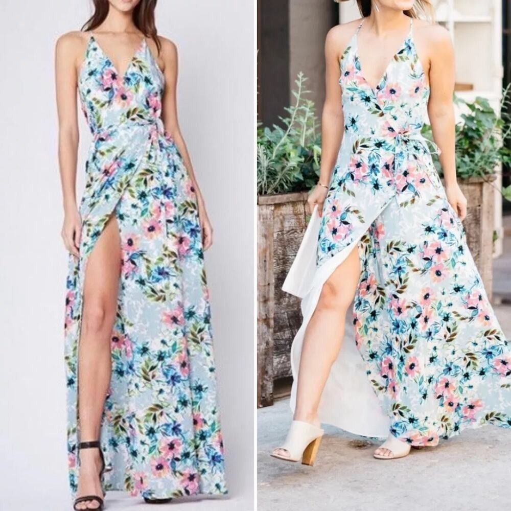 New Yumi Kim Floral Wrap Dress